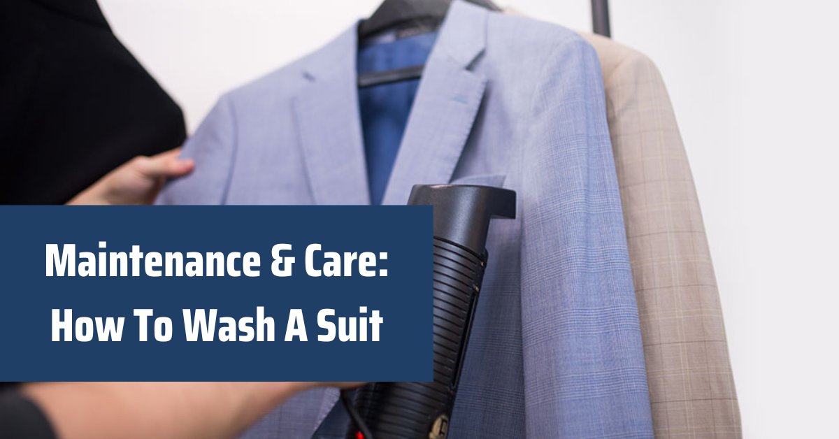 How to wash top suit coat at home