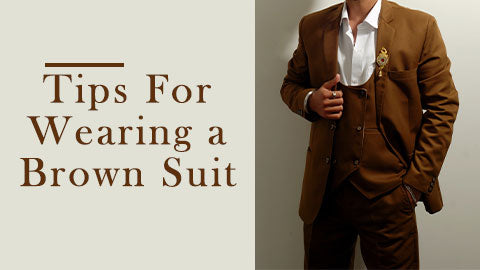 How to wear brown suit  Tips for wearing a Brown Suit – Flex Suits