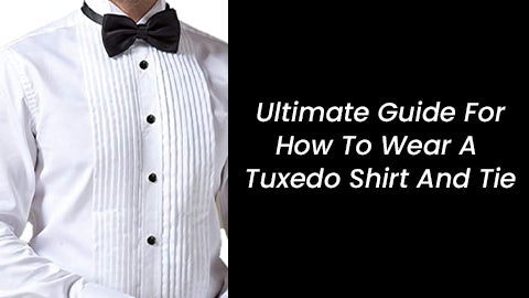 Tuxedo shirt long tie 2025