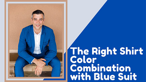 The Perfect Shirt Color Combination With Blue Suit Flex Suits