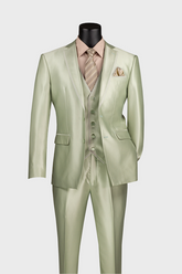 Green 3 piece suit