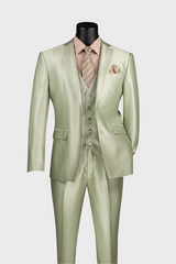 Green 3 piece suit