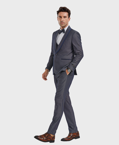 Grey 3 piece tuxedo