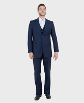 Blue Modern Fit 3-Piece Suit