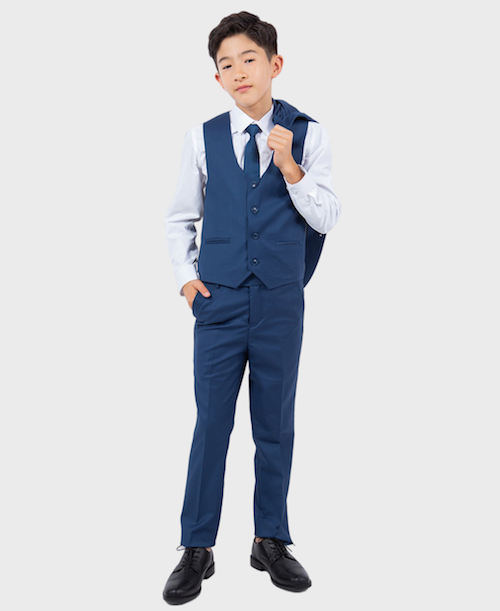 blue suit for boys