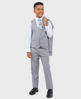Light Grey Boys Slim Fit Suit