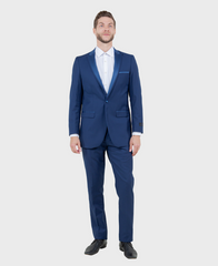 Cobalt Prom Slim Fit Tuxedo