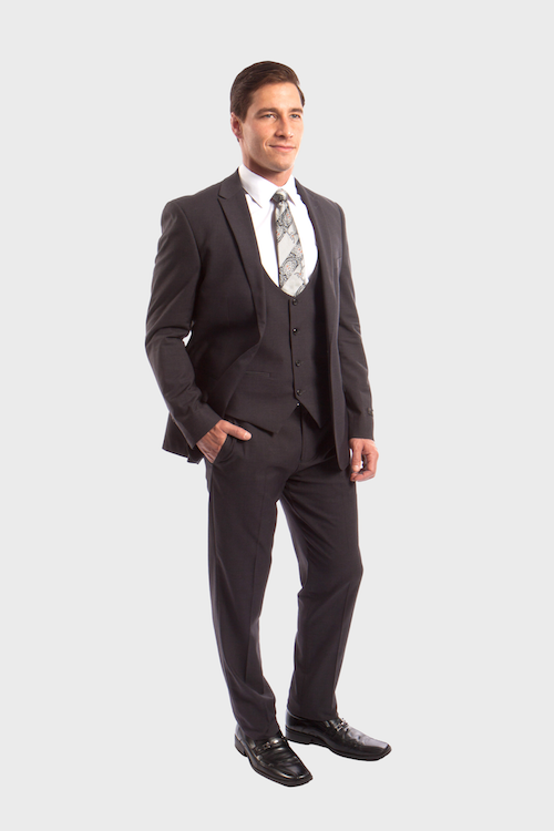 dark gray mens suit