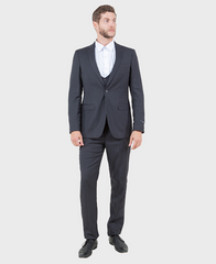 dark gray suit