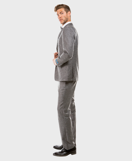 Gray Tweed 3 Piece Suit – FlexSuits