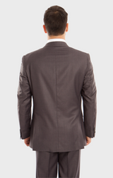 Grey One Button Slim Fit Suit