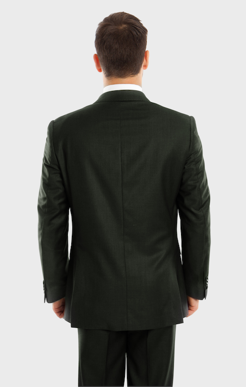 Hunter Green One Button Slim Fit Suit FlexSuits Hunter Green One Button Slim Fit Suit FlexSuits