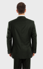 Hunter Green One Button Slim Fit Suit