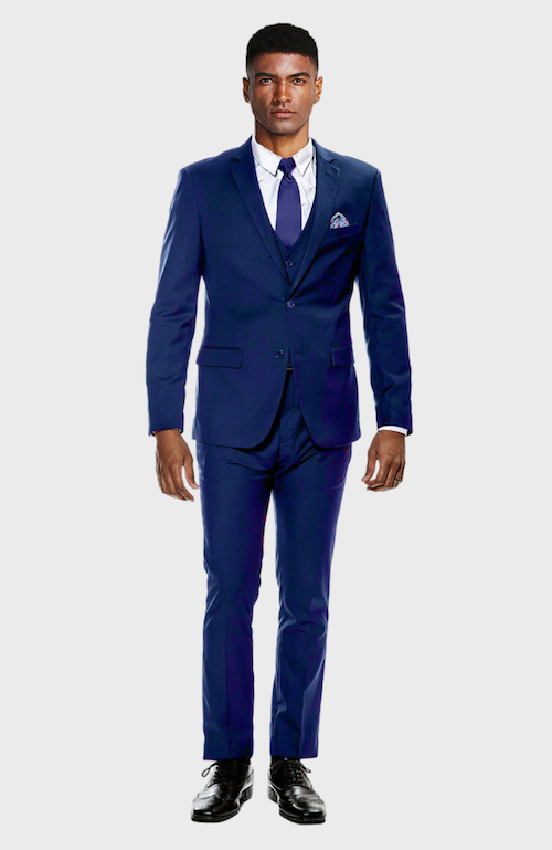 HOT ! Prom Navy Suit Skinny Fit Indigo Blue Ultra Slim Fit 3-Piece Prom Suit, 42s Blue HOT ! Prom Navy Suit Skinny Fit Indigo Blue Ultra Slim Fit 3-Piece Prom Suit, 42s Blue