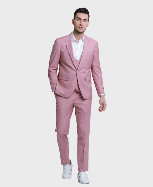 mens Mauve Suit