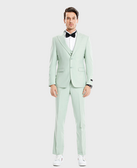 mint green suit