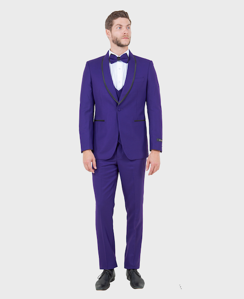 purple tuxedo