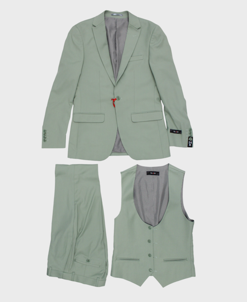 sage green suit