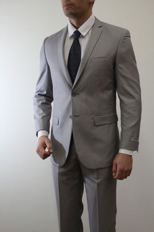 Buy Light Grey Regular Fit Two Button Suit Jacket from Next USA