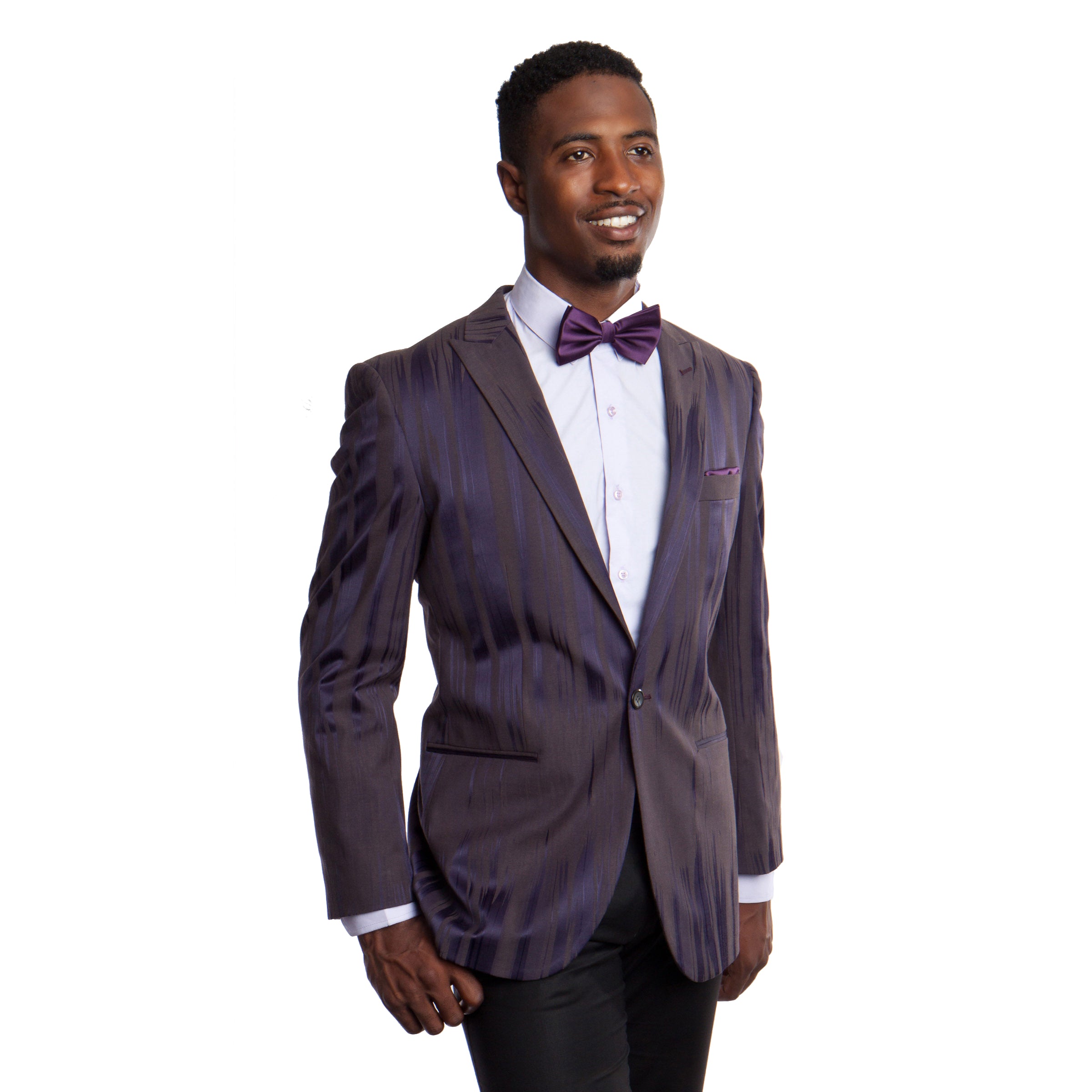 Men's Burgundy Tie Dye 1 Button Blazer- Dinner Jacket – Flex Suits