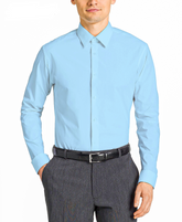 Sky Blue Modern Fit Dress Shirt