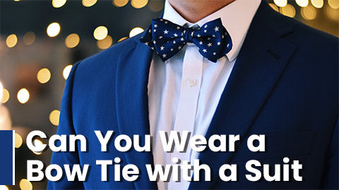 Can you wear a bow tie with a suit