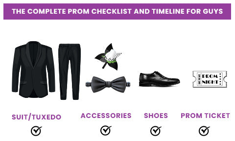 Prom Checklist and Timeline for Guys