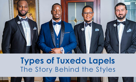 Types of tuxedo lapels