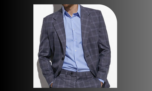 What shirt to wear with a windowpane suit