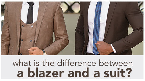 Difference between a blazer and a suit