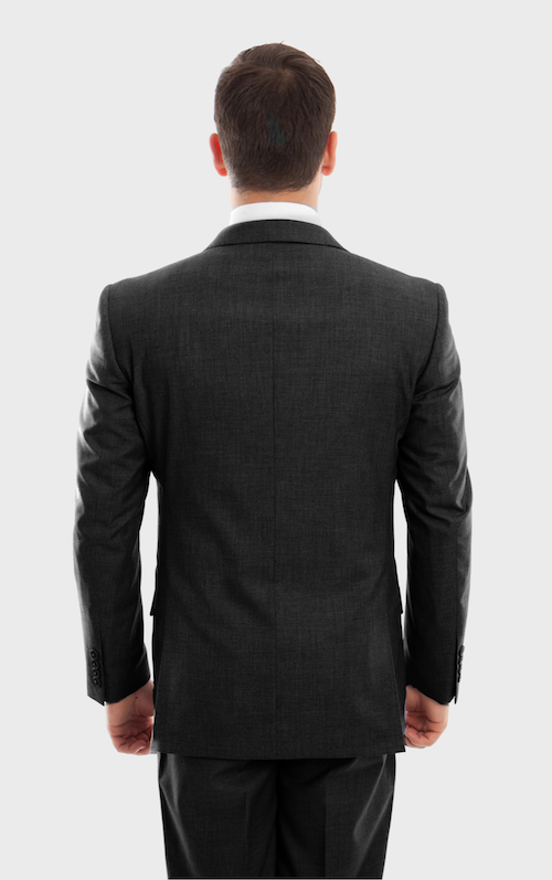 Black Wool Modern Fit 3 Piece Suit