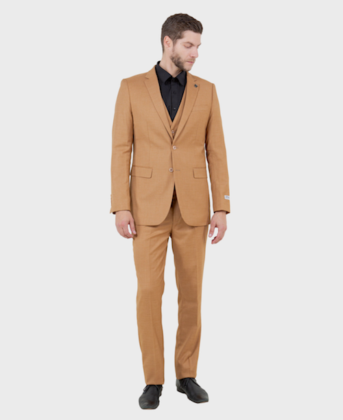 Coffee color mens suit