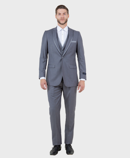 Grey 3 piece Tuxedo