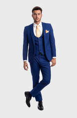 Indigo blue suits