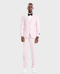 Pink prom suit