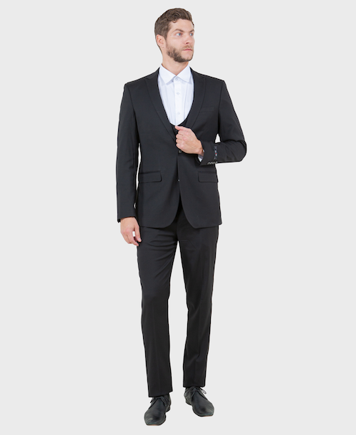 black 3 piece suit