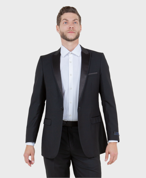 Black Prom Slim Fit Tuxedo