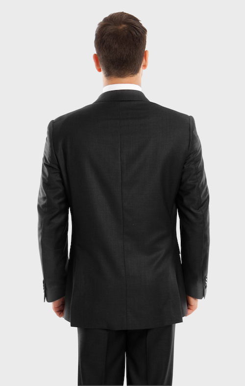 Black One Button Slim Fit Suit