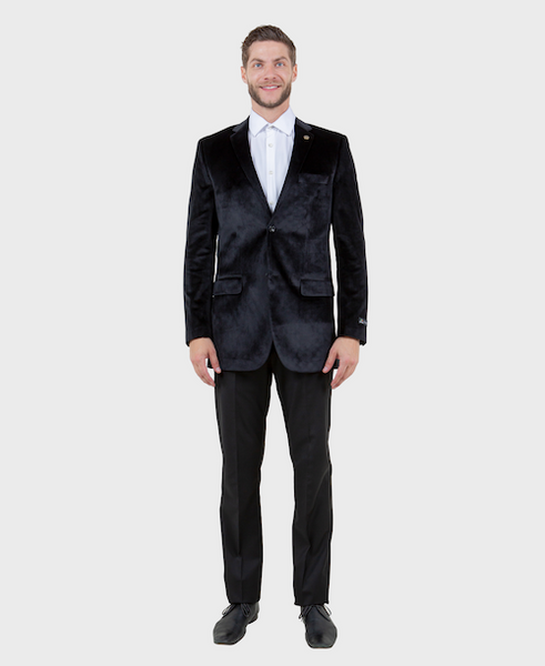 Black Velvet 2 Button Blazer