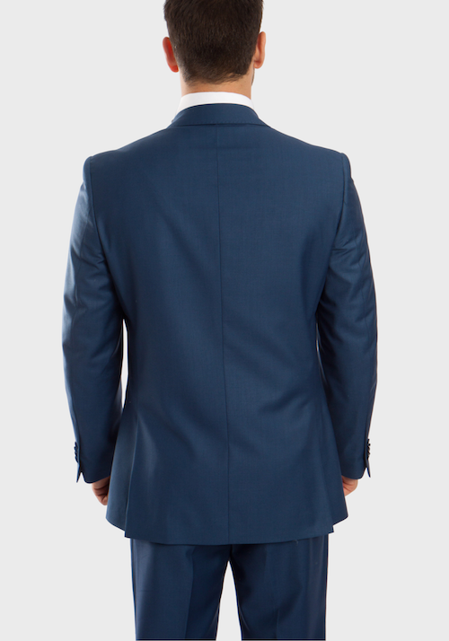 Blue One Button Slim Fit Suit