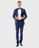 Blue 2 Piece Notch Lapel Tuxedo
