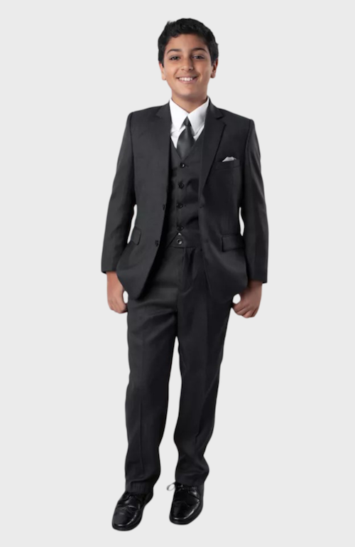 Grey Boys Husky Suit