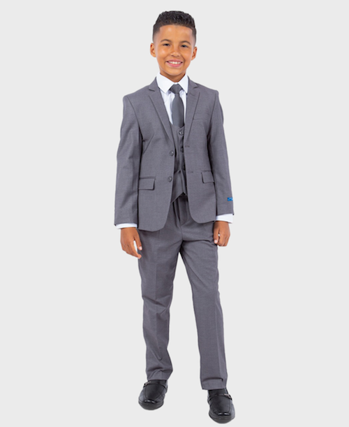 Grey Boys Slim Fit Suit