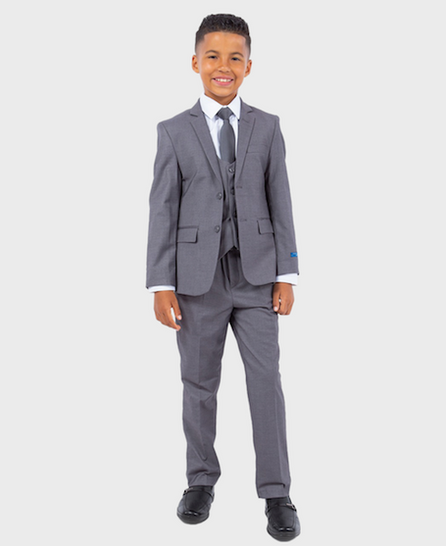 Grey Boys Slim Fit Suit