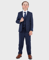 Navy Boys Slim Fit Suit