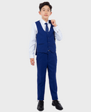 Royal Blue Boys Slim Fit Suit