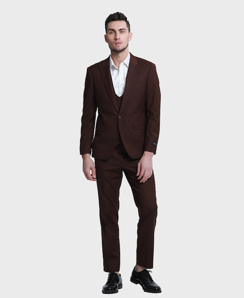 brown suits for men