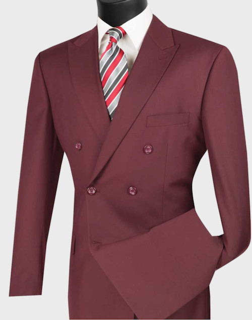 burgundy prom suits