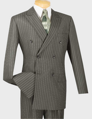 charcoal pinstripe suit