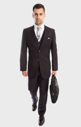 Charcoal Modern Fit 3-Piece Suit